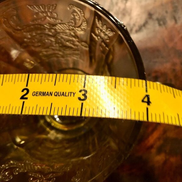 Federal Madrid Yellow Depression Glass Sugar Bowl - Picture 8 of 10